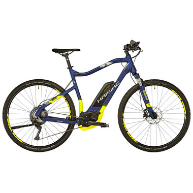 Bicicleta todocamino eléctrica HAIBIKE SDURO CROSS 7.0 Azul/Amarillo 2018 0